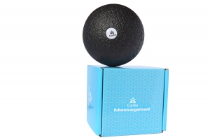 Faszienball Massageball 10cm inkl. Anleitung - Einzelball zur Gezielten Selbstmassage Verspannter Muskeln und Faszien