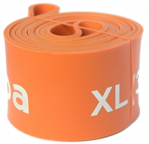 Widerstandsband Größe XL (Widerstand 32kg - 79kg) Farbe Orange Fitnessband zum Effektiven Krafttraining Resistance Band