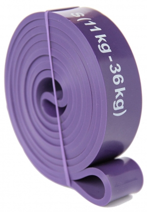 Widerstandsband Gre S (Widerstand 11kg ? 36kg) Farbe Violett Fitnessband zum Effektiven Krafttraining Resistance Band