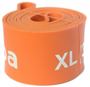 Widerstandsband Gre XL (Widerstand 32kg - 79kg) Farbe Orange Fitnessband zum Effektiven Krafttraining Resistance Band